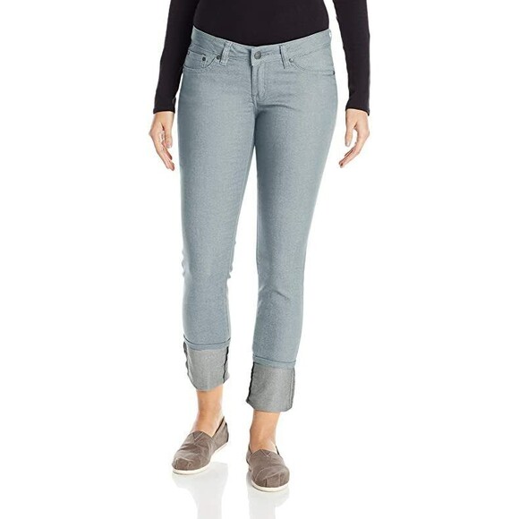 New NWT Womens 8 Prana Kara Jeans Silver Light Gray Stretch Organic Performan 29 - Picture 4 of 7